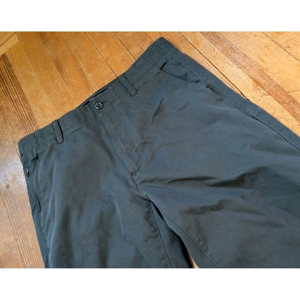 Eddie Bauer Pants Men's T34x34 Gray Chino Business Casual Relaxed Straight Leg